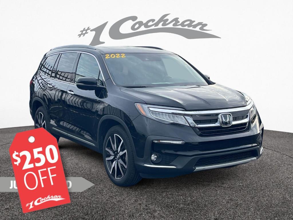used 2022 Honda Pilot car, priced at $37,800