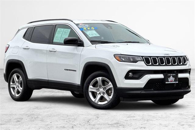 used 2023 Jeep Compass car, priced at $19,490