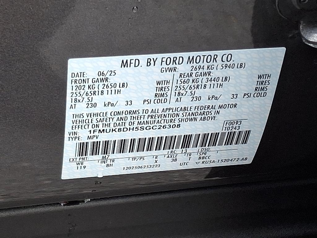 new 2025 Ford Explorer car, priced at $44,345