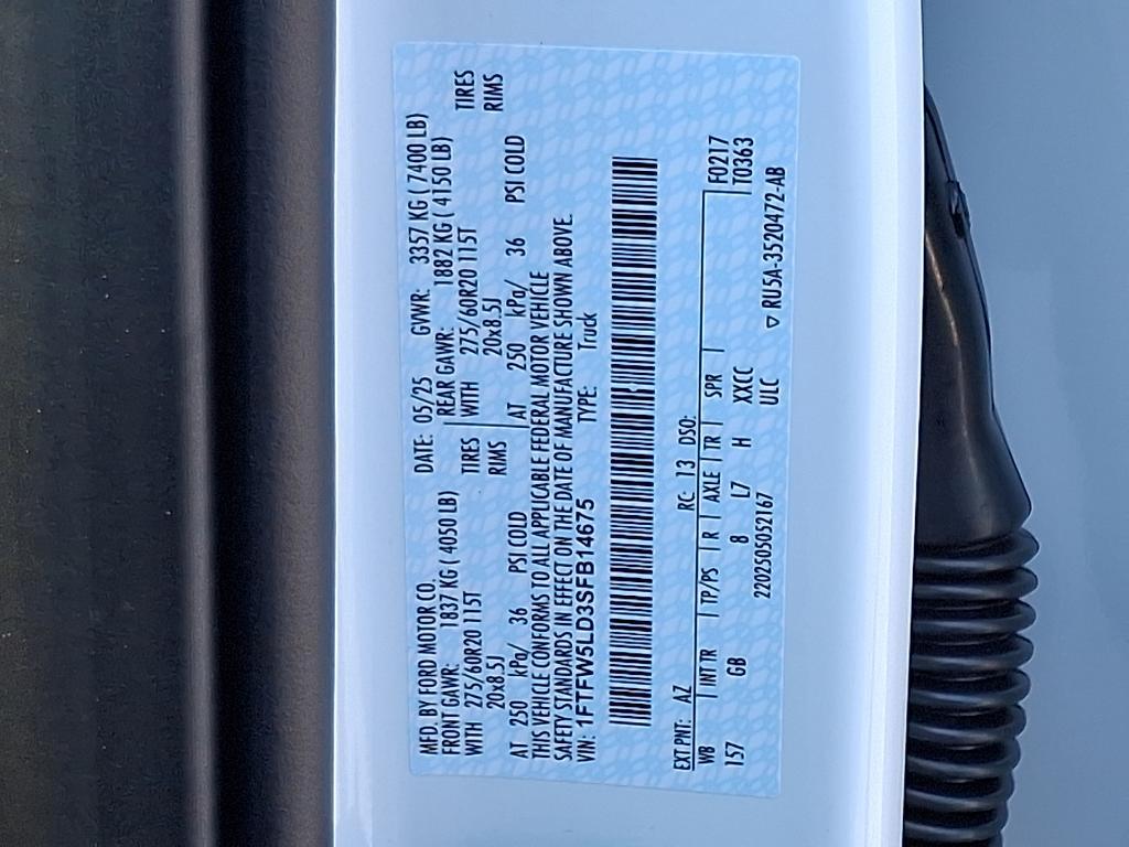 new 2025 Ford F-150 car, priced at $78,720