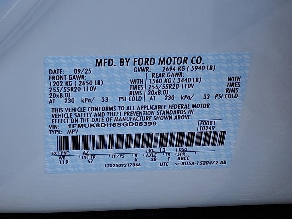 new 2025 Ford Explorer car, priced at $51,765