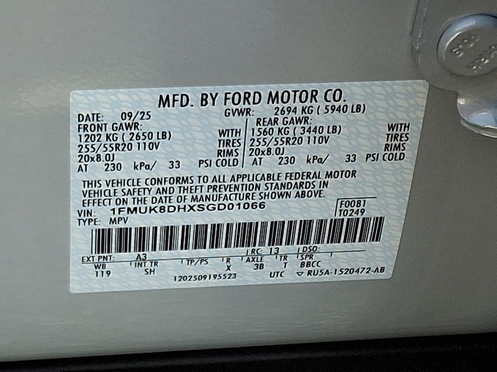 new 2025 Ford Explorer car, priced at $50,970