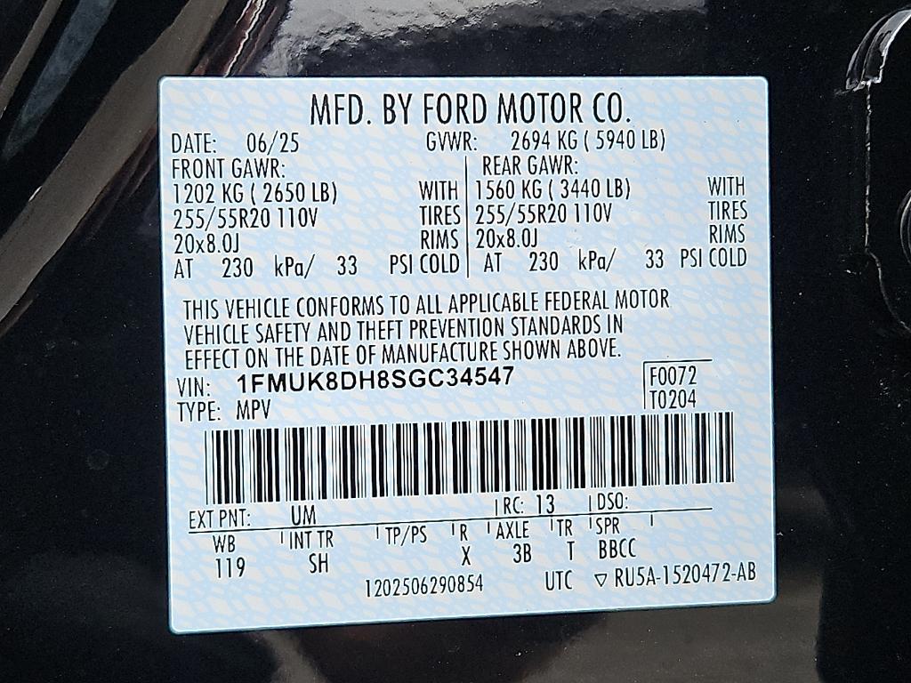 new 2025 Ford Explorer car, priced at $49,060
