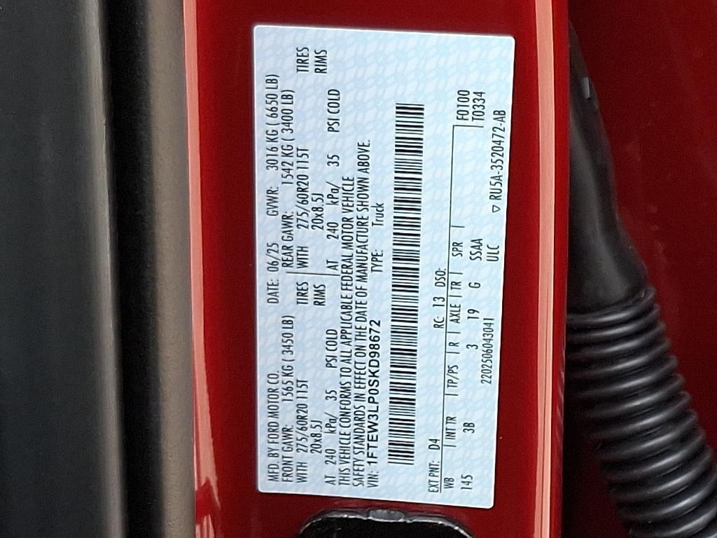new 2025 Ford F-150 car, priced at $68,440