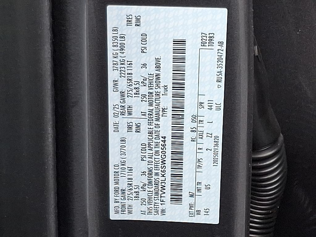 new 2025 Ford F-150 Lightning car, priced at $67,225