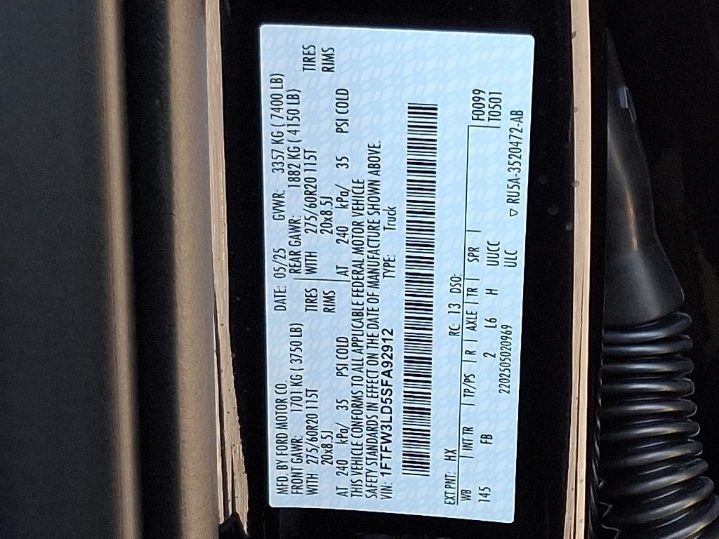new 2025 Ford F-150 car, priced at $65,045