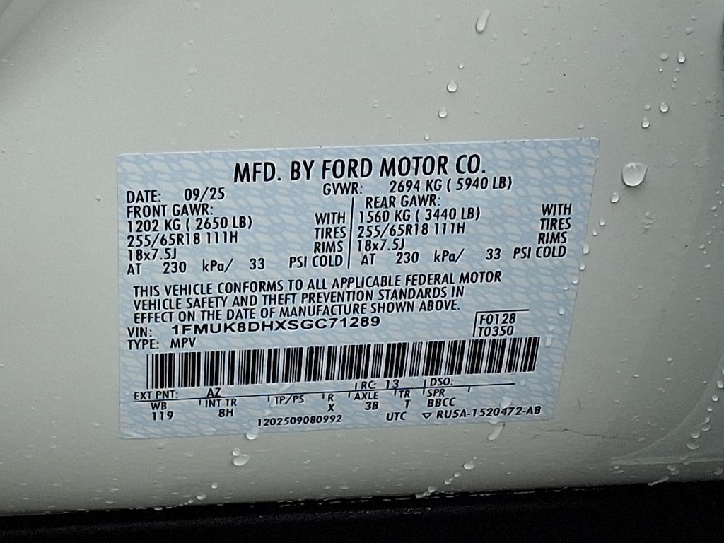 new 2025 Ford Explorer car, priced at $44,700
