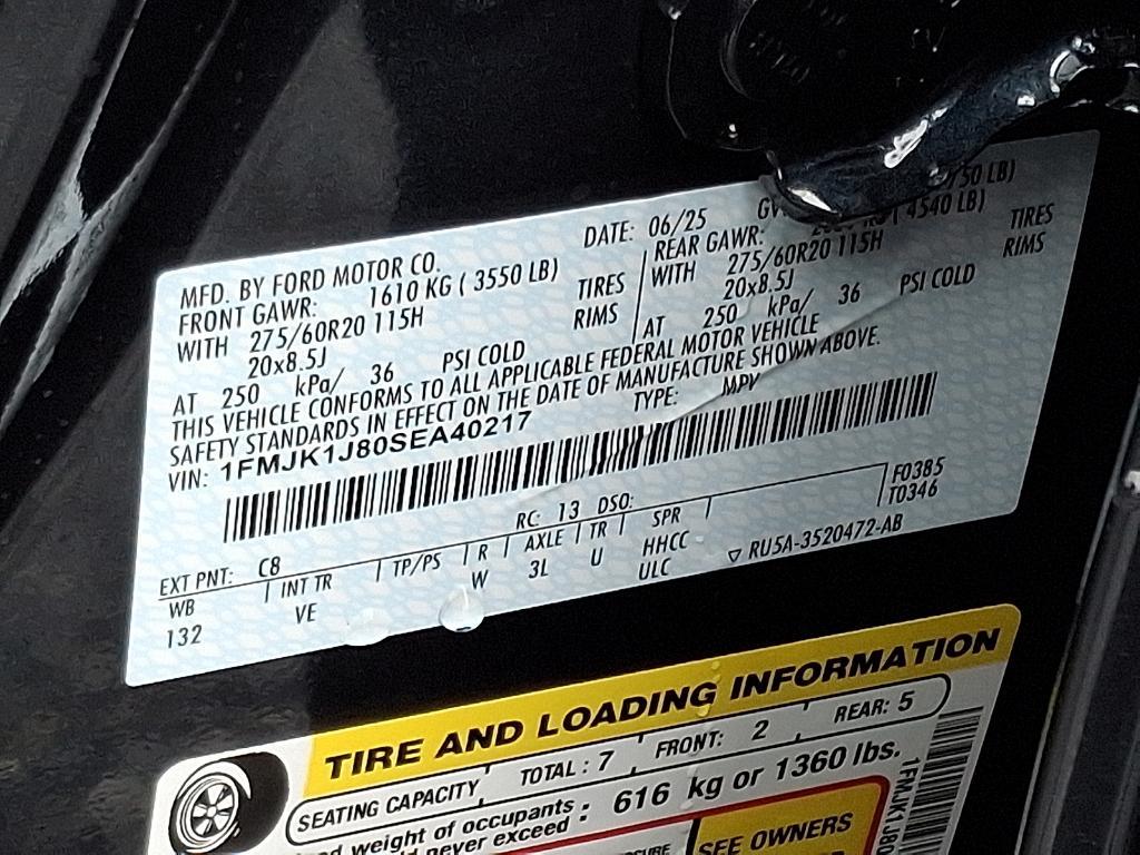 new 2025 Ford Expedition Max car, priced at $76,270
