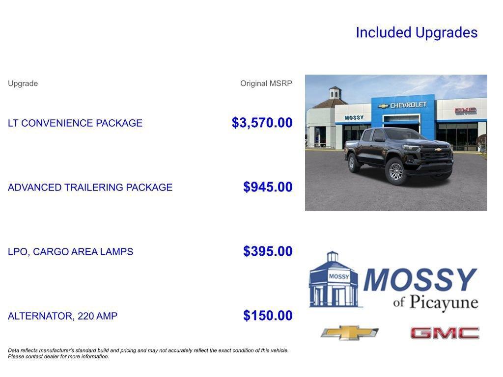 new 2026 Chevrolet Colorado car, priced at $37,155