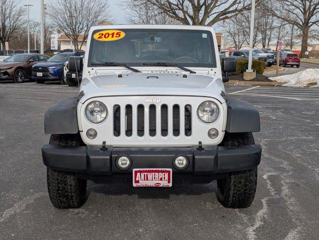 used 2015 Jeep Wrangler Unlimited car, priced at $21,190