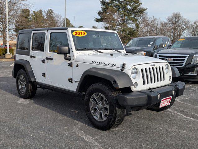 used 2015 Jeep Wrangler Unlimited car, priced at $21,190