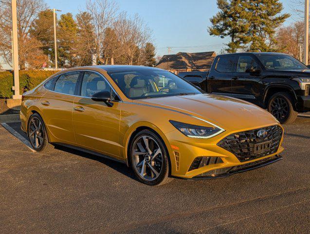 used 2021 Hyundai Sonata car, priced at $18,990