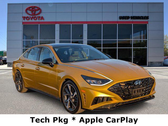 used 2021 Hyundai Sonata car, priced at $18,990