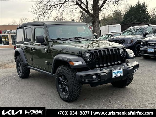 used 2021 Jeep Wrangler car, priced at $30,800