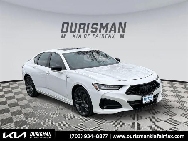 used 2022 Acura TLX car, priced at $27,900