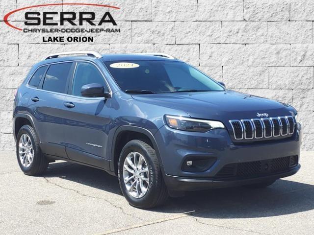 used 2021 Jeep Cherokee car, priced at $23,000