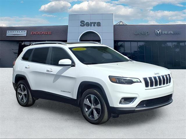 used 2020 Jeep Cherokee car, priced at $16,500
