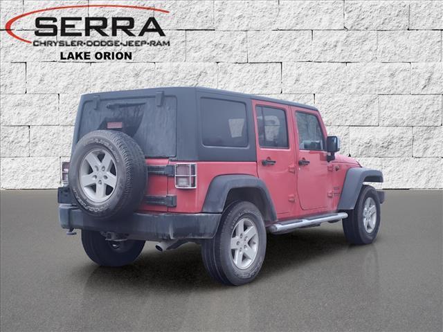 used 2016 Jeep Wrangler Unlimited car, priced at $18,500