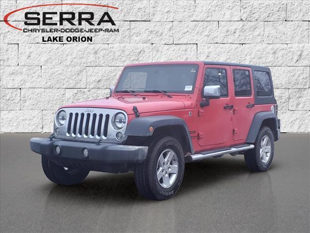 used 2016 Jeep Wrangler Unlimited car, priced at $18,500