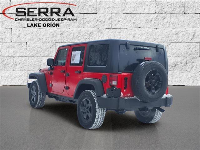 used 2016 Jeep Wrangler Unlimited car, priced at $18,000