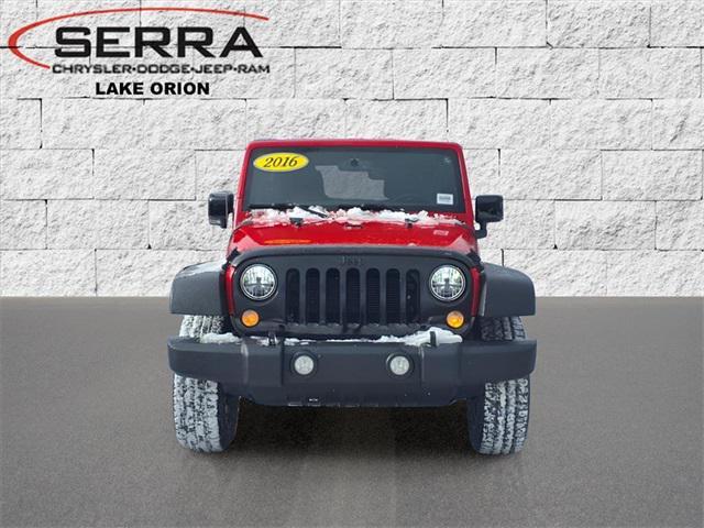 used 2016 Jeep Wrangler Unlimited car, priced at $18,000