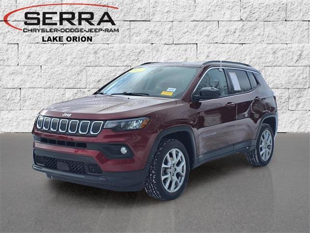 used 2022 Jeep Compass car, priced at $21,000