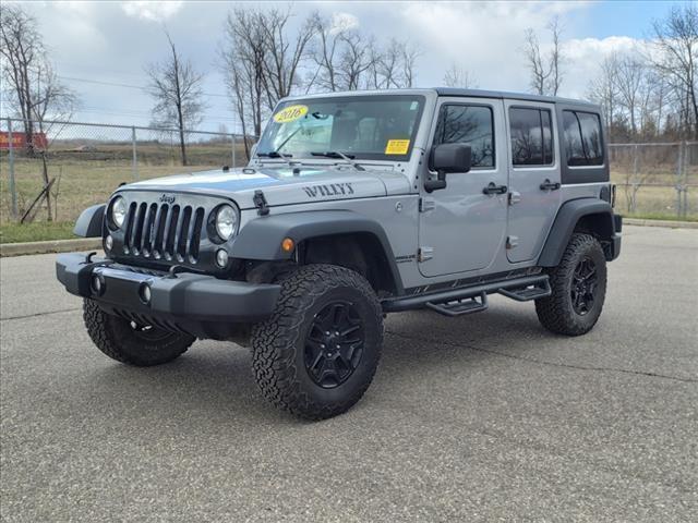 used 2016 Jeep Wrangler Unlimited car, priced at $25,500