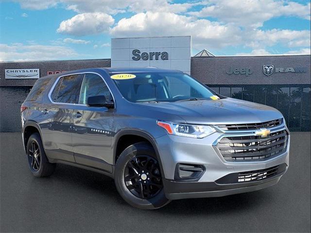 used 2020 Chevrolet Traverse car, priced at $21,500
