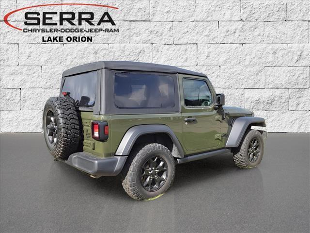 used 2022 Jeep Wrangler car, priced at $28,000