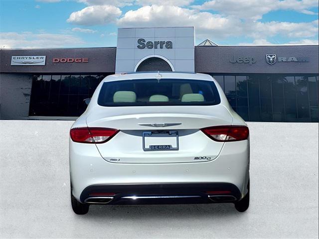 used 2015 Chrysler 200 car, priced at $12,000