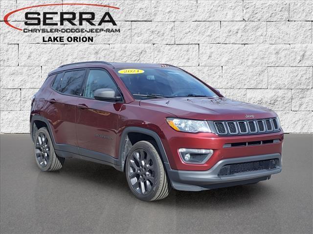 used 2021 Jeep Compass car, priced at $19,500