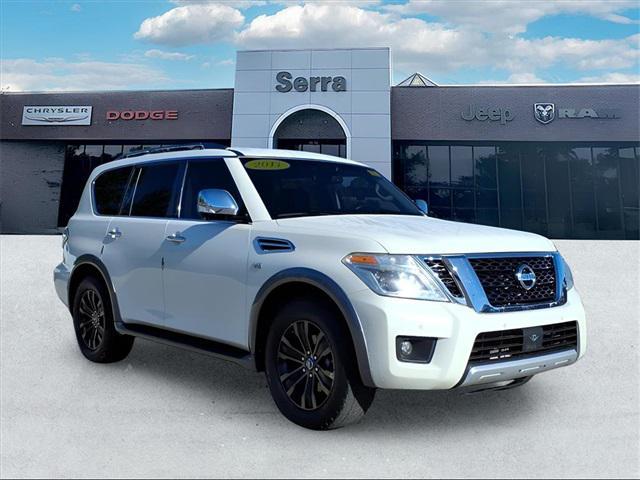 used 2017 Nissan Armada car, priced at $18,000