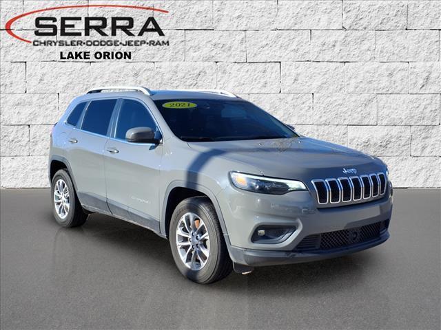 used 2021 Jeep Cherokee car, priced at $24,500