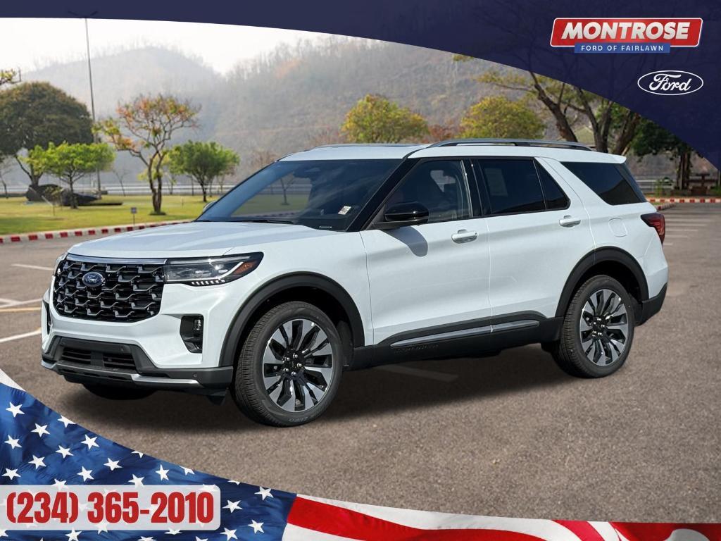 new 2025 Ford Explorer car, priced at $58,215