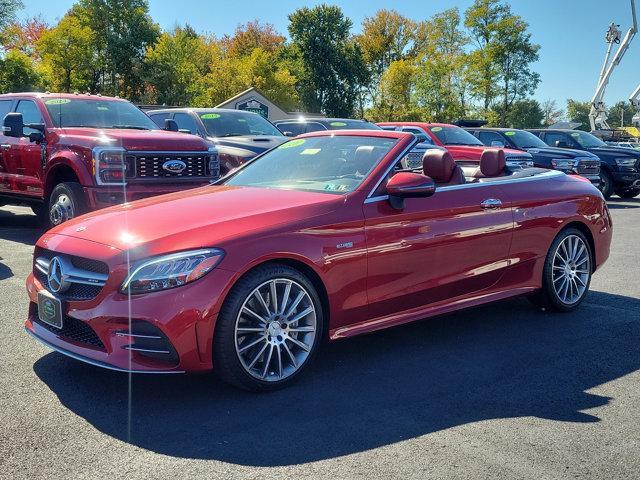 used 2020 Mercedes-Benz AMG C 43 car, priced at $44,488