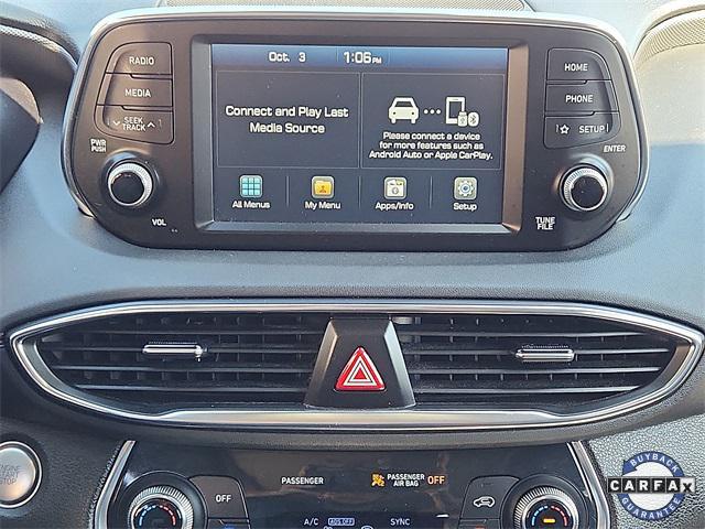 used 2019 Hyundai Santa Fe car, priced at $16,678