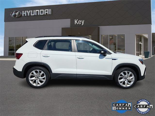 used 2023 Volkswagen Taos car, priced at $19,378