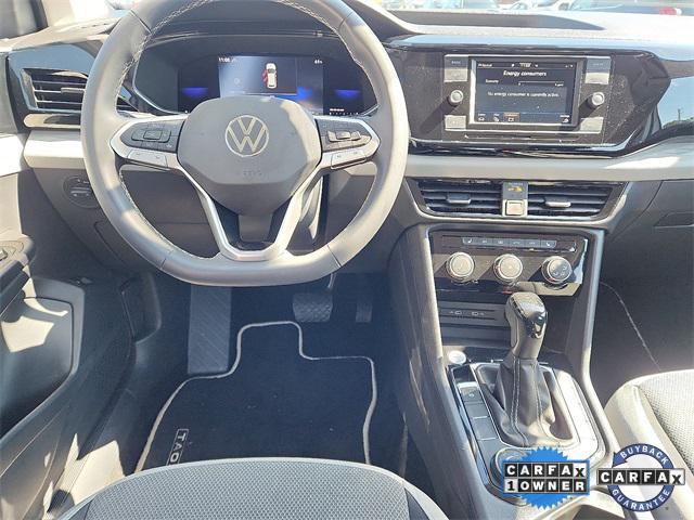 used 2023 Volkswagen Taos car, priced at $19,378