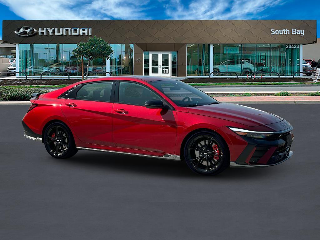 new 2025 Hyundai Elantra N car, priced at $36,255