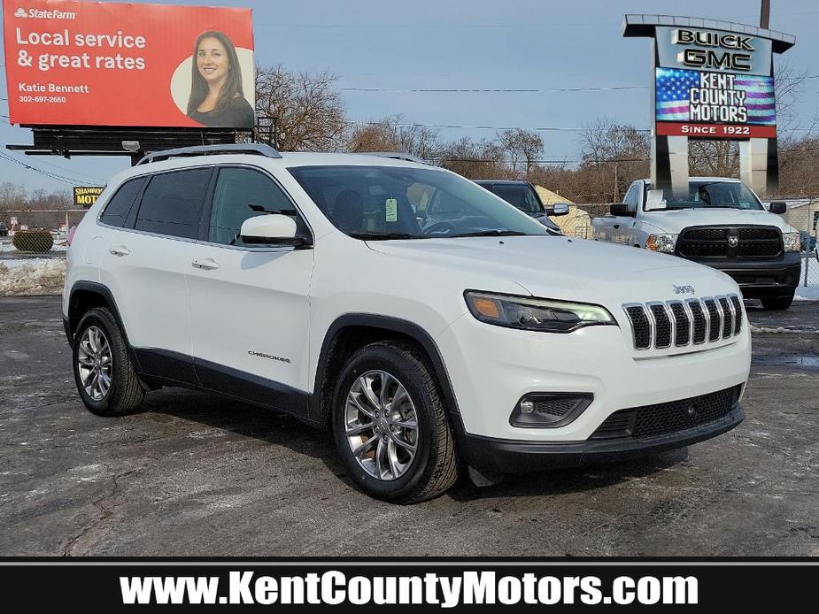used 2021 Jeep Cherokee car, priced at $19,500