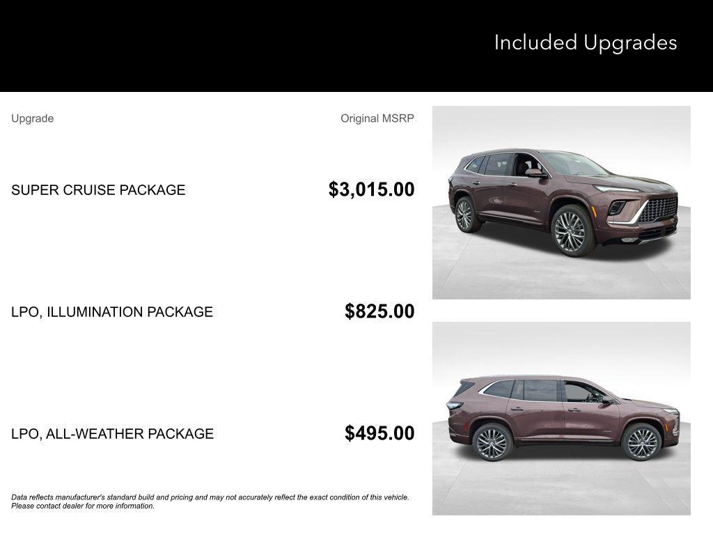 new 2026 Buick Enclave car, priced at $64,830