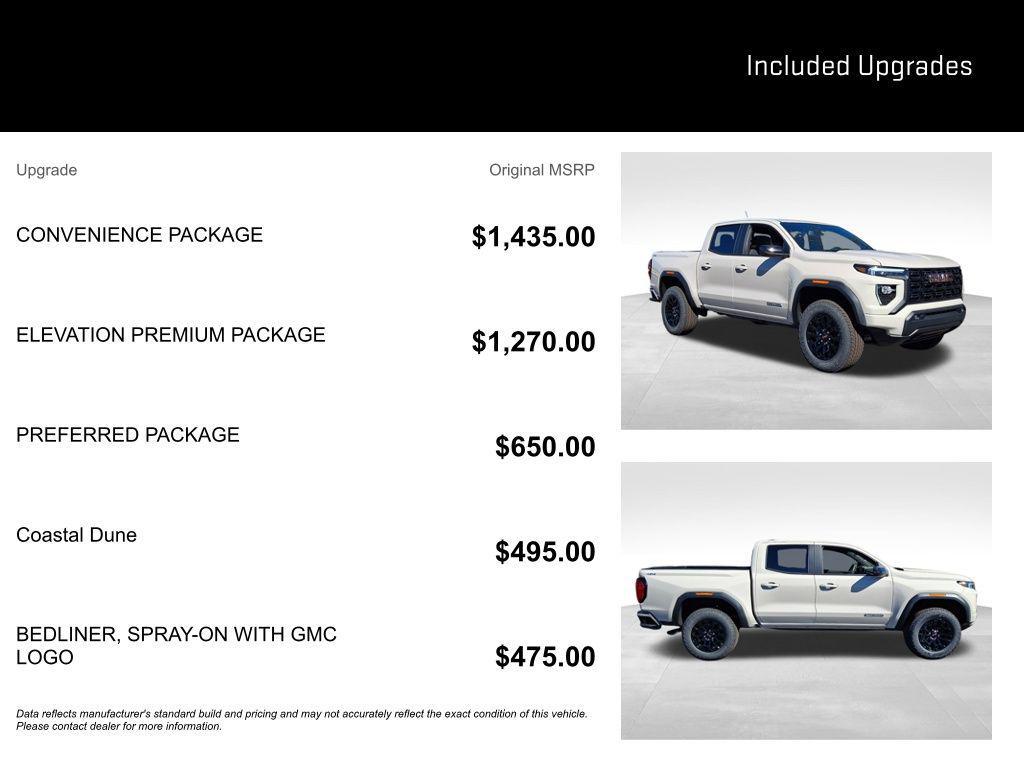 new 2026 GMC Canyon car, priced at $46,620