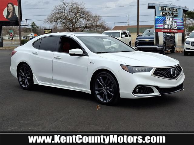 used 2018 Acura TLX car, priced at $18,500