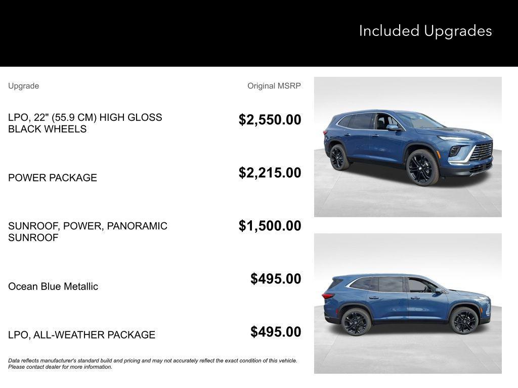 new 2026 Buick Enclave car, priced at $53,850