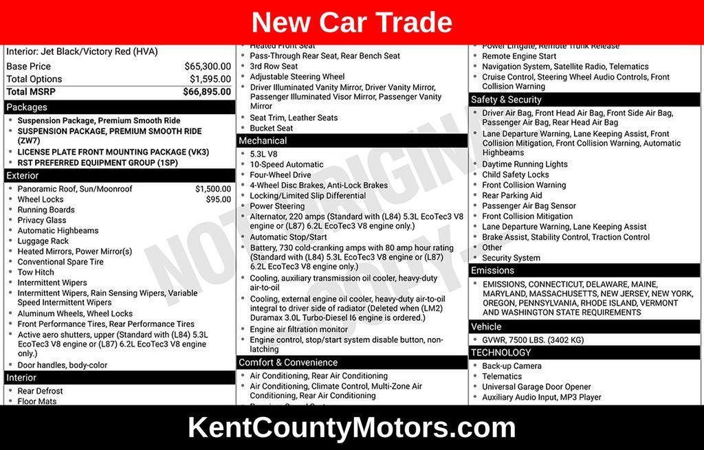 used 2023 Chevrolet Tahoe car, priced at $58,000