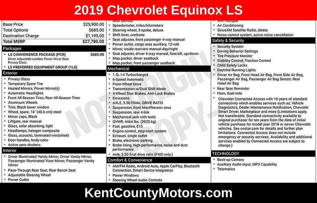 used 2019 Chevrolet Equinox car, priced at $12,500