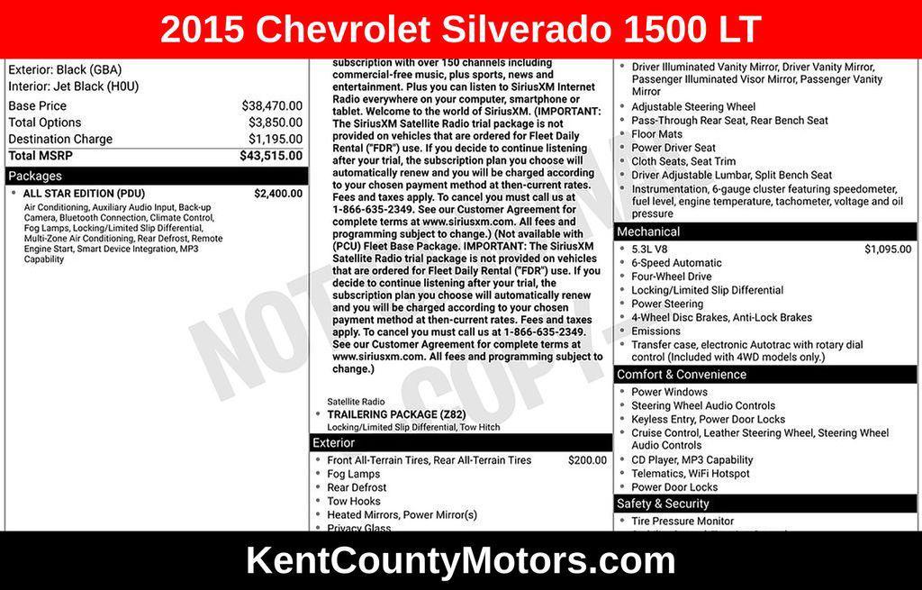 used 2015 Chevrolet Silverado 1500 car