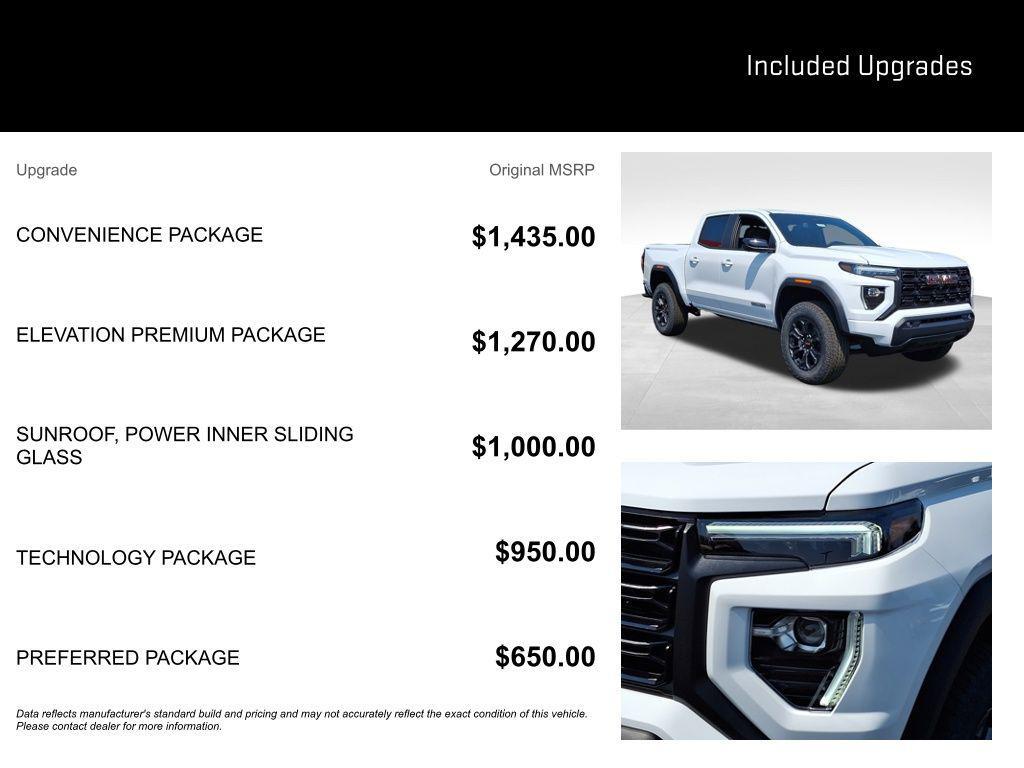 new 2025 GMC Canyon car, priced at $45,500