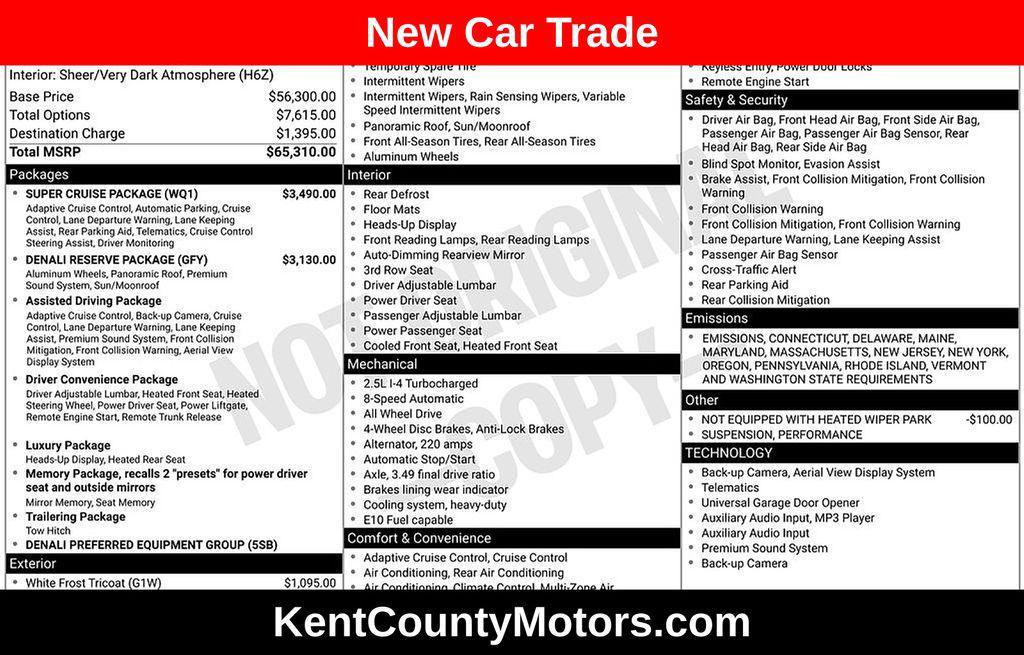 used 2024 GMC Acadia car, priced at $51,000