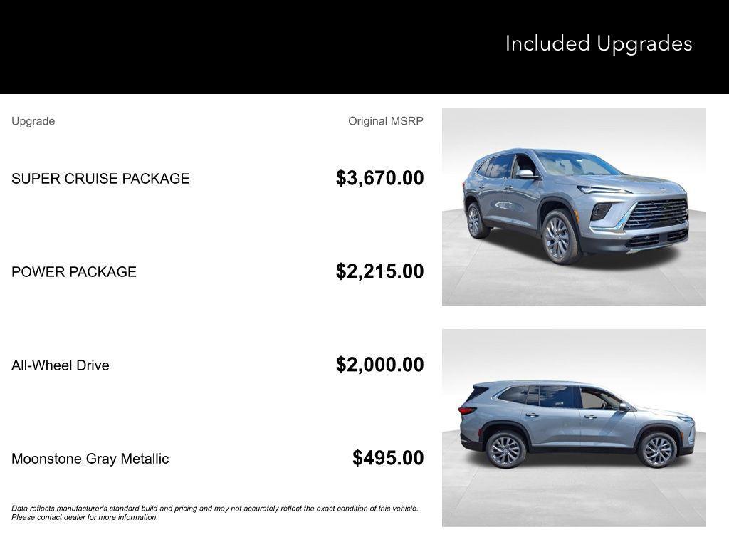 new 2026 Buick Enclave car, priced at $52,475